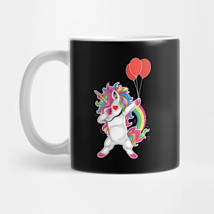 Funny Unicorn Poses Celebrating Valentine's Day Mug